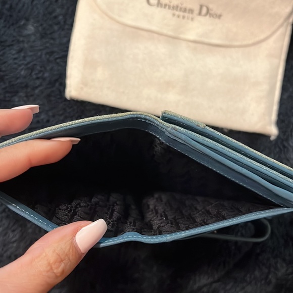 **Like New Authentic Christian Dior** ladies denim wallet with braid detail - Picture 9 of 11